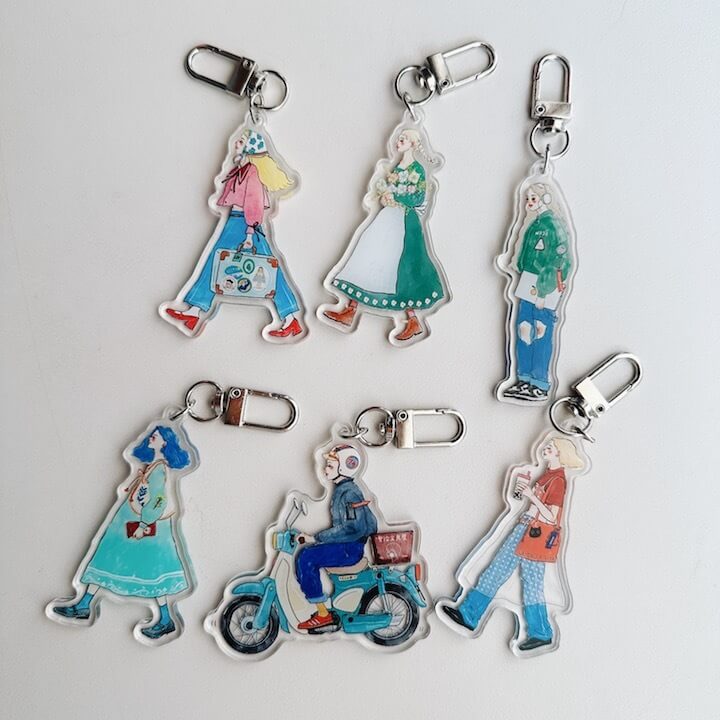 LDV Acrylic Pendant: We move forward happily