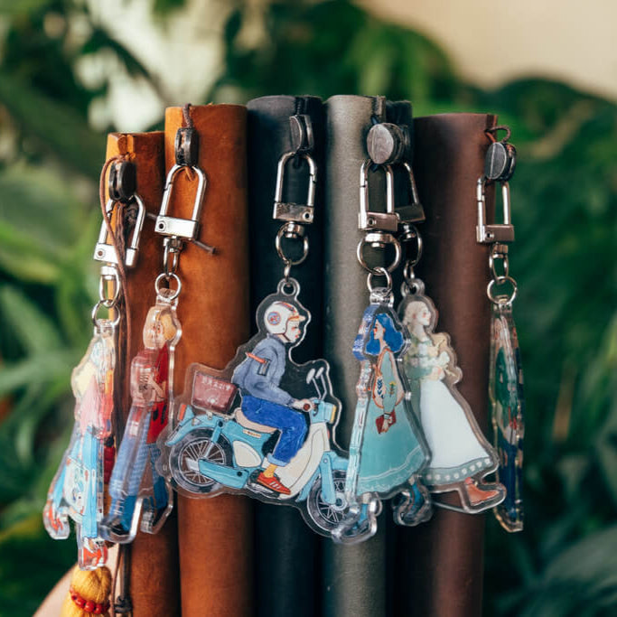 LDV Acrylic Pendant: We move forward happily