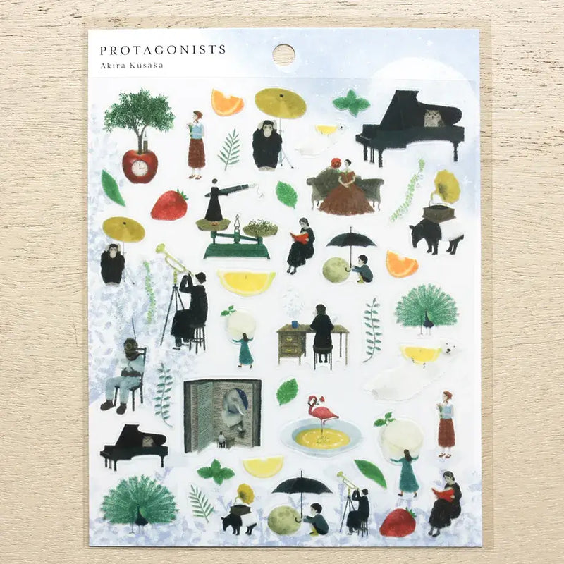 Akira Kusaka Sticker Sheet - Protagonists II