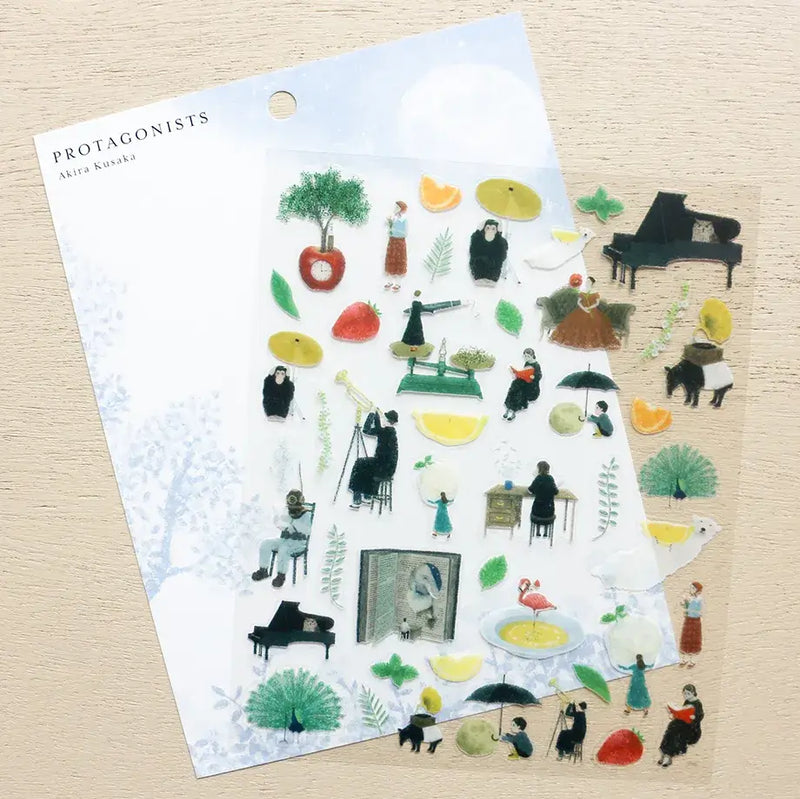 Akira Kusaka Sticker Sheet - Protagonists II