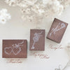 A Love Story Rubber Stamp