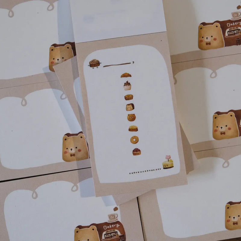 Bearkery Memo Pads