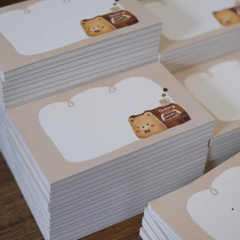 Bearkery Memo Pads