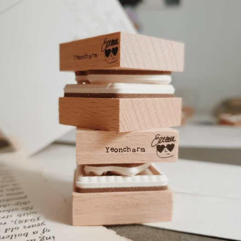 Yeoncharm Rubber Stamp Set - Sandwich Cracker