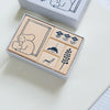 dodolulu Rubber Stamp Set: By the Window