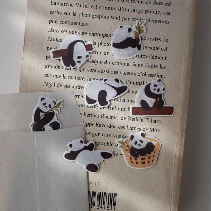Suatelier Cereal Stickers - baby panda