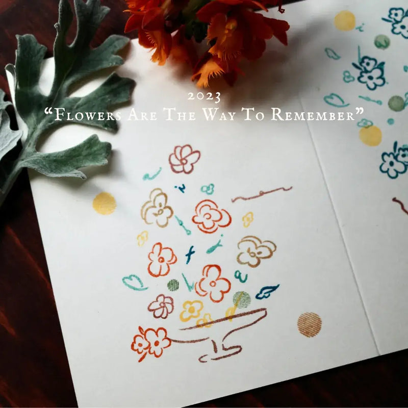 a kind of cafe Clear Stamp Set | Flowers are the way to remember