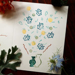 a kind of cafe Clear Stamp Set | Flowers are the way to remember