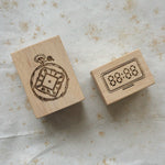 som x Jieyanow Atelier Rubber Stamp: Classical/Digital Clock