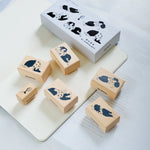 dodolulu Rubber Stamp Set: Do-nothing Girls