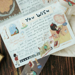 teayou Die-Cut PET Tape: The Enchanted Library