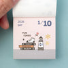 Eric the Small Things Mini Square Calendar 2026