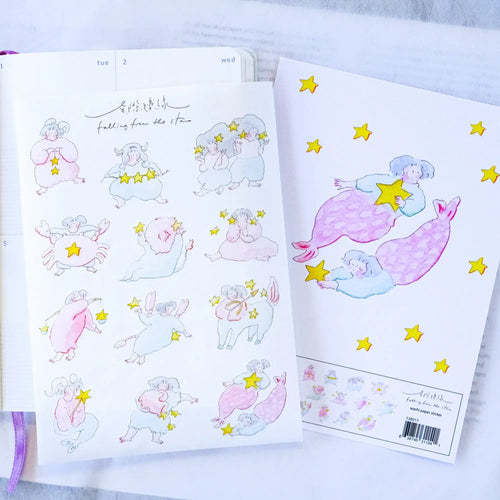 dodolulu Sticker Sheet: Falling from the Stars