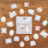 kin.iro.hitode Sticker Flakes | Flower Frames