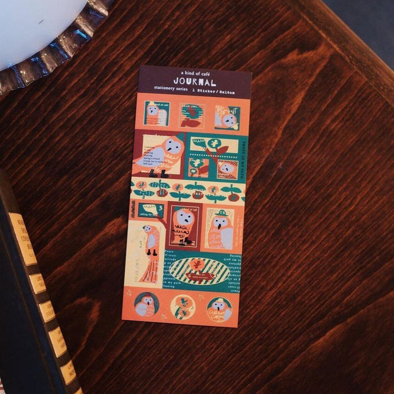 a kind of cafe Postage Sticker | Dear Owl