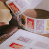 Meow Illustration Price Tag Label Sticker Roll - The Gallery