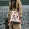 LDV Two-Ways Canvas Bag: We move forward happily