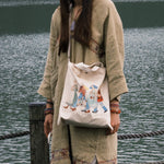 LDV Two-Ways Canvas Bag: We move forward happily