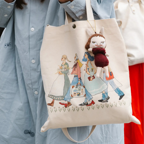 LDV Two-Ways Canvas Bag: We move forward happily
