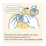 Shachihata Stamp Ink Cleansing Sheets