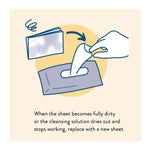 Shachihata Stamp Ink Cleansing Sheets