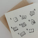 Journal Book Rubber Stamp