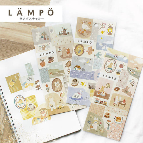 Lampo Sticker - Rabbit and Sunset