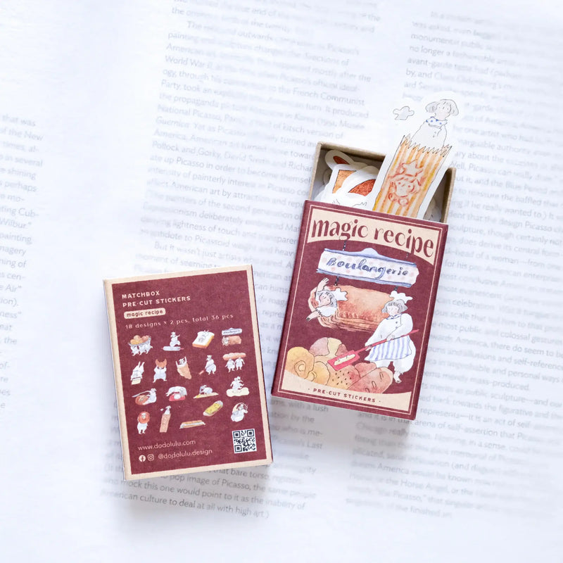 dodolulu Matchbox Sticker Flakes: Magic Recipe