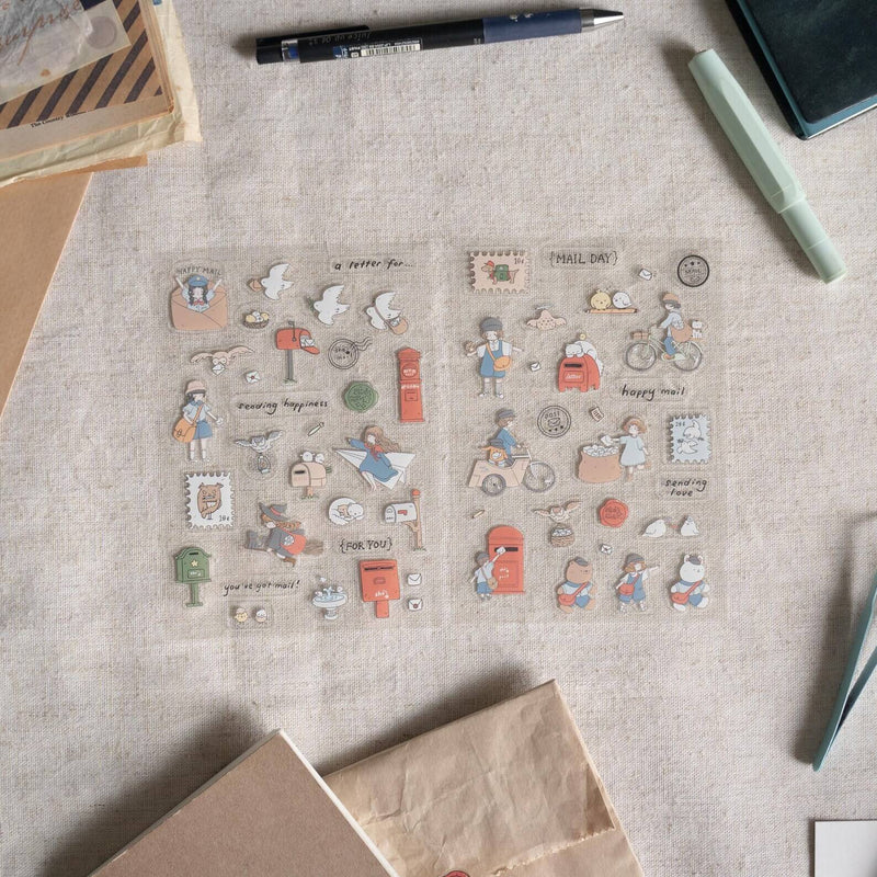 shō Little Happiness Sticker Sheets - Mail Day (2 sheets)