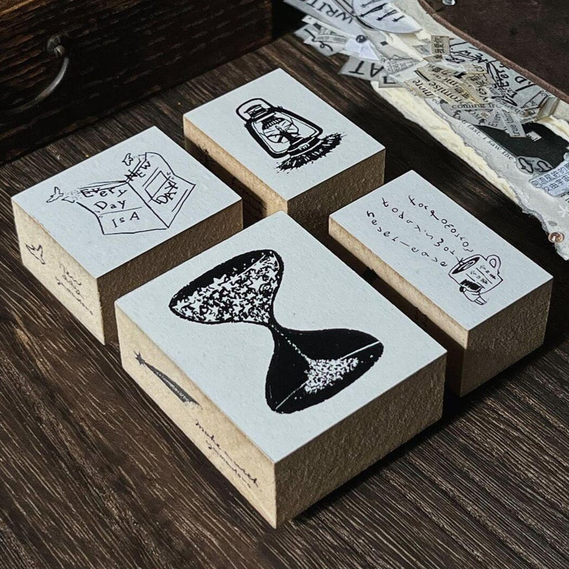 Yamadoro Rubber Stamp -  Messages from Life: Hope in the dark