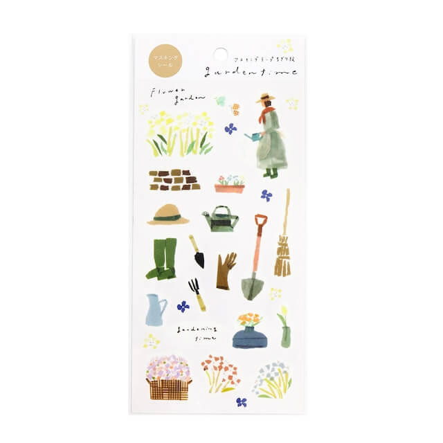 Miki Tamura [My Favorite] Washi Sticker - Garden Time