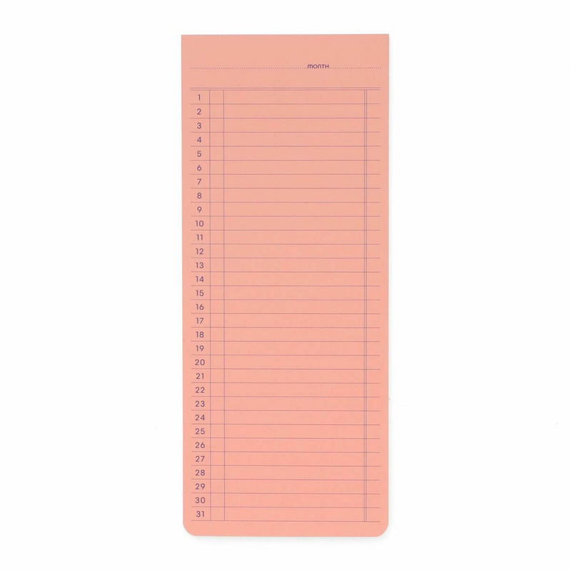 Penco Sticky Memo Pad Monthly