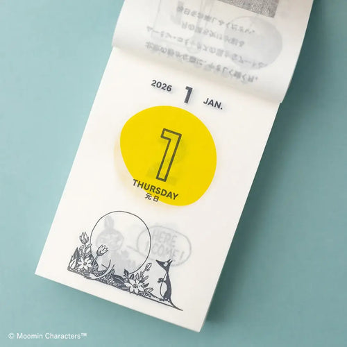 Moomin Moon Calendar 2026