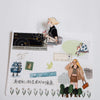 La Dolce Vita Acrylic Clip: We move forward happily