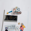 La Dolce Vita Acrylic Clip: We move forward happily