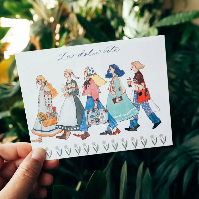LDV Postcard: We move forward happily