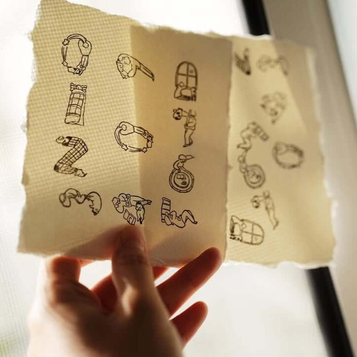 Yamadoro Rubber Stamp Set - Goodnight Number