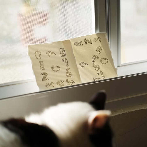 Yamadoro Rubber Stamp Set - Goodnight Number