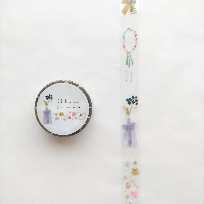 Miki Tamura PET Clear Tape - Ohana (Flowers)