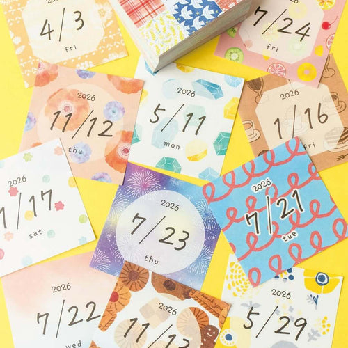 Furukawashiko Mini Calendar 2026 - Pattern