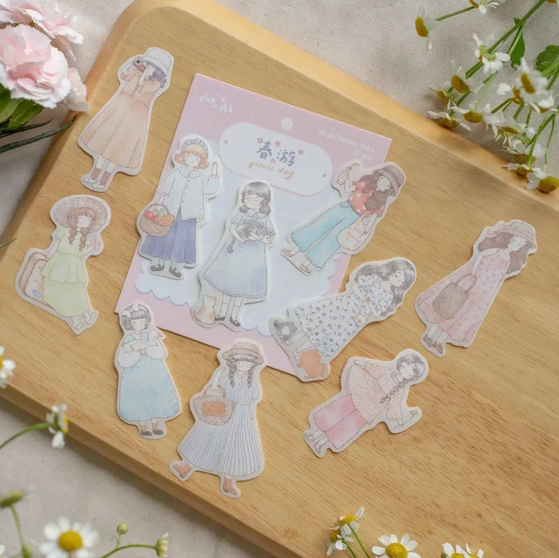 shō Little Happiness Sticker Pack - Picnic Day