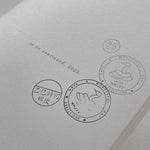 2025 Postmark Rubber Stamp: Revision ver.