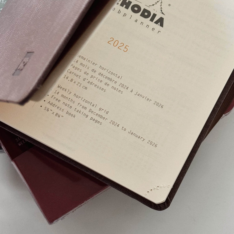 Rhodia Webplanner 2025 - Vertical Grid