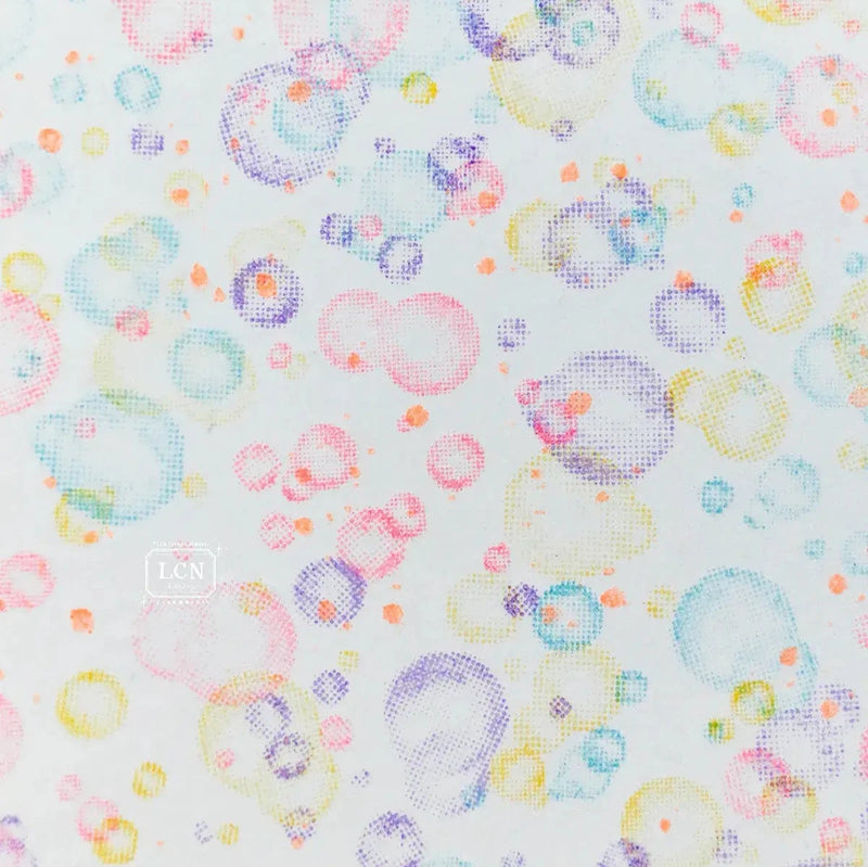 LCN Rubber Stamp Set - Bubbles