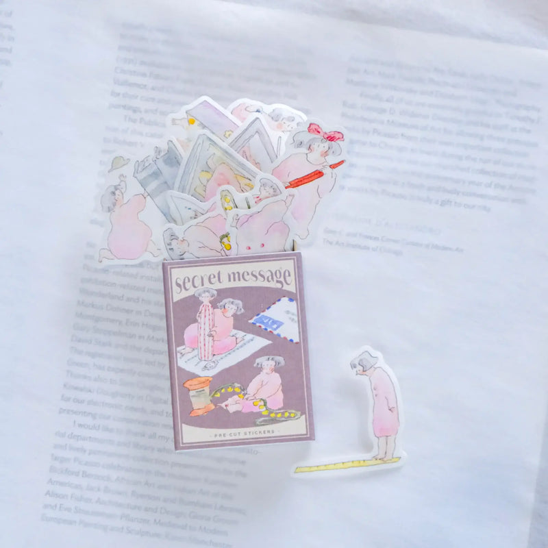 dodolulu Matchbox Sticker Flakes: Secret Message