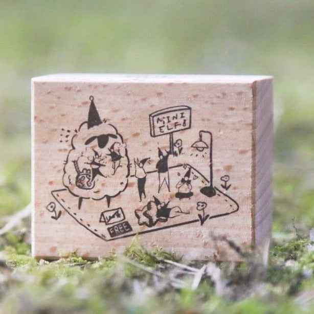 modaizhi [Today's Market] Rubber Stamp - Elf & Sheep Boss