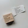 SOMe Phrase Rubber Stamp: here and there (III) Q & Rate