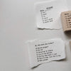 SOMe Phrase Rubber Stamp: here and there (III) Q & Rate