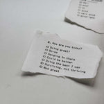 SOMe Phrase Rubber Stamp: here and there (III) Q & Rate