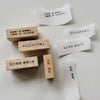 SOMe Phrase Rubber Stamp: here and there (II)